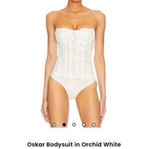Bardot Bodysuit in White